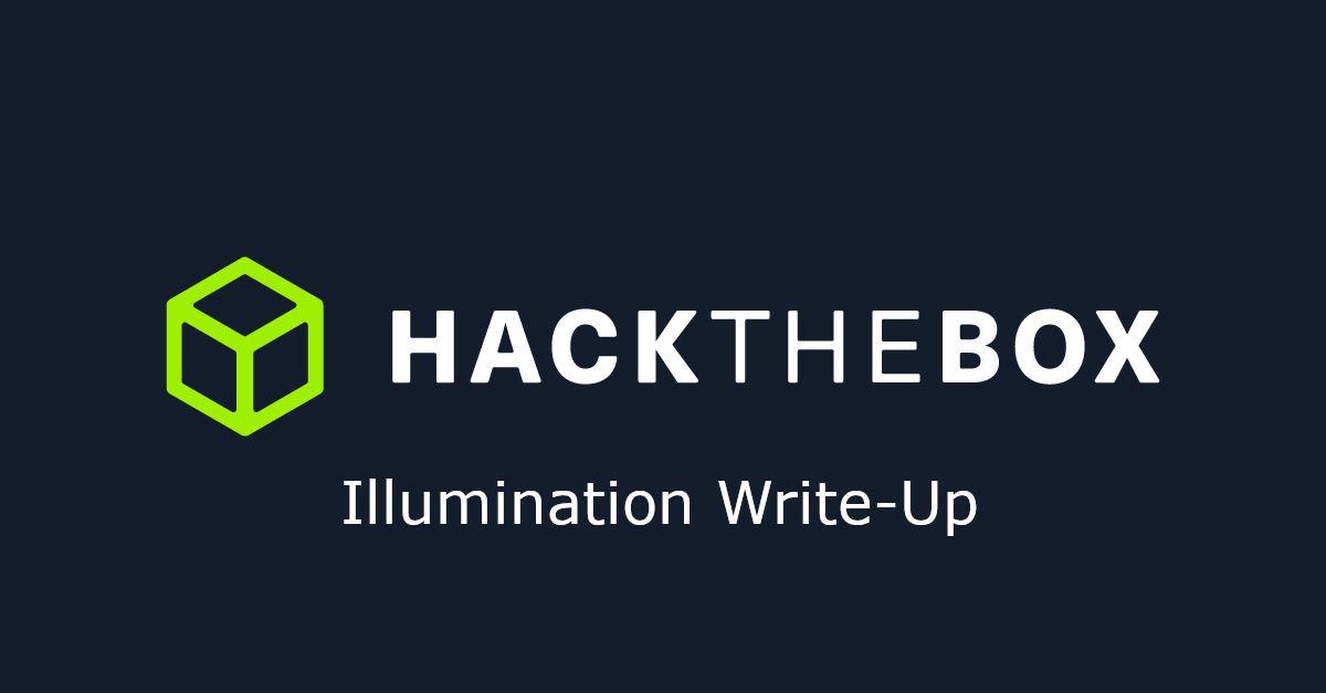 WriteUp Illumination HTB · Marco Campione